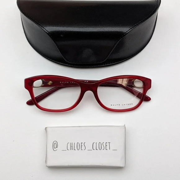 🕶️Ralph Lauren RL6113 Women's Eyeglasses with Case /EUB357🕶️ - Picture 1 of 8